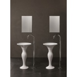 Olympia Ceramica Formosa Umywalka okrągła stawiana 50 cm, Biały FOR4250001