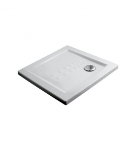 Olympia Ceramica Ibis Brodzik ceramiczny kwadratowy 80x80cm, Biały IBI8808001 