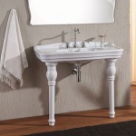 Olympia Ceramica Impero Bateria umywalkowa trzyotworowa, Chrom 7512A/S