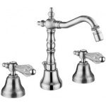 Olympia Ceramica Impero Bateria Bidetowa 3-otworowa, Chrom 7545/S