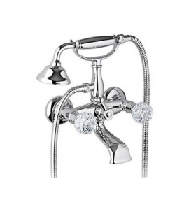 Olympia Ceramica Impero Bateria wannowo-natryskowa ścienna ze słuchawką, Chrom 3900/S
