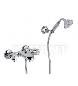 Olympia Ceramica Impero Bateria Wannowa ze słuchawką prysznicową, Chrom 3801/S