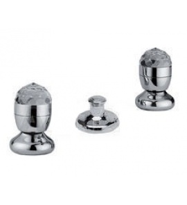 Olympia Ceramica Impero Bateria bidetowa 3-otworowa, Chrom 3813A/S