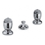 Olympia Ceramica Impero Bateria bidetowa 3-otworowa, Chrom 3813A/S