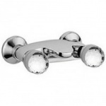Olympia Ceramica Impero Bateria natryskowa ścienna, Chrom 3807/S