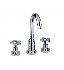 Olympia Ceramica Impero Bateria umywalkowa 3-otworowa, Chrom 3612A