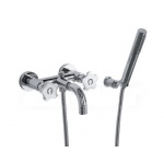 Olympia Ceramica Impero Bateria Wannowo-natryskowa ścienna ze słuchawką, Chrom 3601