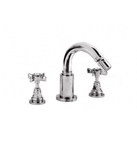 Olympia Ceramica Impero Bateria bidetowa 3-otworowa, Chrom 3645A