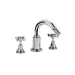 Olympia Ceramica Impero Bateria bidetowa 3-otworowa, Chrom 3645A