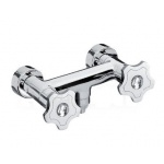 Olympia Ceramica Impero Bateria natryskowa ścienna, Chrom 3607