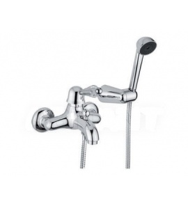 Olympia Ceramica Impero Bateria wannowo-natryskowa ścienna ze słuchawką, Chrom 9501/S