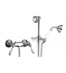 Olympia Ceramica Impero Bateria Natryskowa z regulowana wysokością słuchawki, Chrom 3707WS