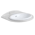 Olympia Ceramica Impero Blat pod umywalkę, Chrom IMTOP70101