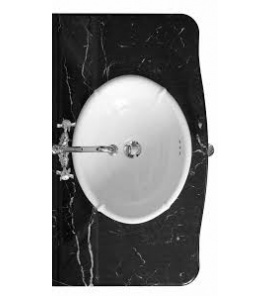 Olympia Ceramica Impero Blat do szafki umywalkowej, Czarny IMTOP10103