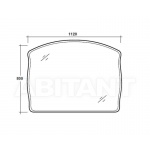 Olympia Ceramica Impero Lustro bez ramy IMSP112