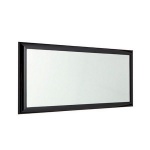 Olympia Ceramica Impero Lustro ścienne z ramą, Czarny IMSP90