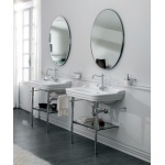 Olympia Ceramica Impero Rama z wieszakiem na ręcznik i szklaną półką dla konsoli 70 cm, Chrom IMST7036