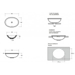 Olympia Ceramica Impero Umywalka meblowa, Biały IMP4060001