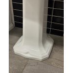 Olympia Ceramica Impero Umywalka 70x58 z postumentem biały IMP4371101+IMP9CO01
