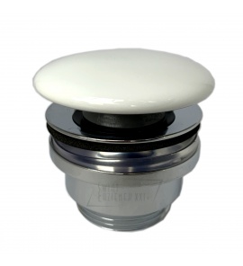  Olympia Ceramica Korek umywalkowy Click-Clack uniwersalny ceramiczny biały PIL01C W MAGAZYNIE!!