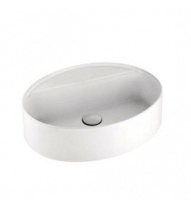 Olympia Ceramica Londra Umywalka stawiana na blat owalna, Biały LIL42O5101