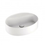 Olympia Ceramica Londra Umywalka stawiana na blat owalna, Biały LIL42O5101