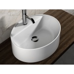 Olympia Ceramica Londra Umywalka stawiana na blat owalna, Biały LIL42O5101