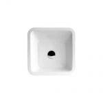 Olympia Ceramica Svaso Umywalka kwadratowa stawiana na blat, Biały LIL4B45001 