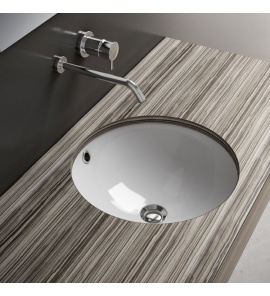 Olympia Ceramica Tondo Umywalka meblowa okrągła 46 cm, Biały LIL4446001