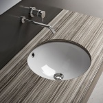 Olympia Ceramica Tondo Umywalka meblowa okrągła 46 cm, Biały LIL4446001