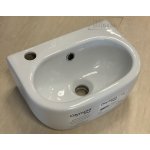 Olympia Ceramica Nicole Umywalka ścienna 36x26 cm, Biały NIC413D101