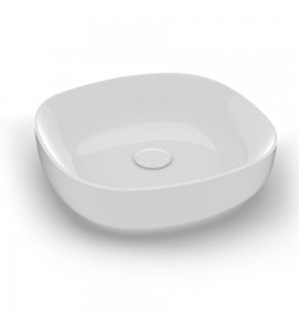 Olympia Ceramica Metamorfosi Umywalka nablatowa 45x45 cm biała MET42O4001