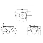       Olympia Ceramica Milady Deska wolnoopadająca slim brown matt C5CN07/E WIETRZENIE MAGAZYNÓW!!