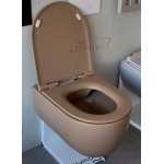       Olympia Ceramica Milady Deska wolnoopadająca slim brown matt C5CN07/E WIETRZENIE MAGAZYNÓW!!