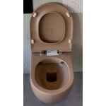       Olympia Ceramica Milady Deska wolnoopadająca slim brown matt C5CN07/E WIETRZENIE MAGAZYNÓW!!