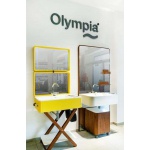 Olympia Ceramica My Bag Lustro do konsoli umywalkowej, żółty AGVAL30