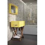 Olympia Ceramica My Bag Lustro dodatkowe do konsoli Żółty BAGSP130