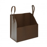 Olympia Ceramica My Bag Skórzana torba pod umywalke, ciemny brązowy BAGBOR