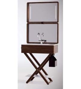 Olympia Ceramica My Bag Stelaż do konsoli umywalkowej, ciemny brązowy BAGCAV34