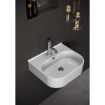 Olympia Ceramica Synthesis Umywalka ścienna 50 cm, Biały SYN4350101