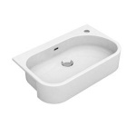 Olympia Ceramica Synthesis Umywalka półwpuszczana w blat 540x370 mm, Biały SYN4554101