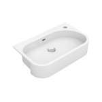 Olympia Ceramica Synthesis Umywalka półwpuszczana w blat 54x37 cm biały SYN4554101