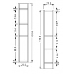 Olympia Ceramica Szafka podwieszana, Miód SYNPEN110 