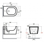 Olympia Ceramica Tutto-evo Bidet wiszący, Biały TUE220101