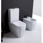 Olympia Ceramica Tutto-evo Misa Wc stojąca do kompaktu, Biały TUE130301