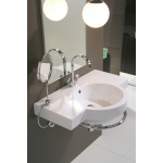 Olympia Ceramica Tutto-evo Umywalka ścienna 80 cm z półką po obu stronach, Biały TUT4180101