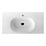 Olympia Ceramica Tutto-evo Umywalka ścienna 100 cm, Biały TUT4110101