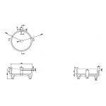 Olympia Ceramica Ukiyo-e Umywalka okrągła stawiana na blat, Biały UKI4242001