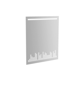 Olympia Ceramica Vinyl Lustro ścienne z LED 620 mm VYNSPI62