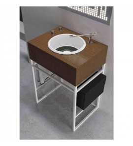 Olympia Ceramica Vinyl Metalowa rama pod umywalkę 620 mm, Biały VYNST6211